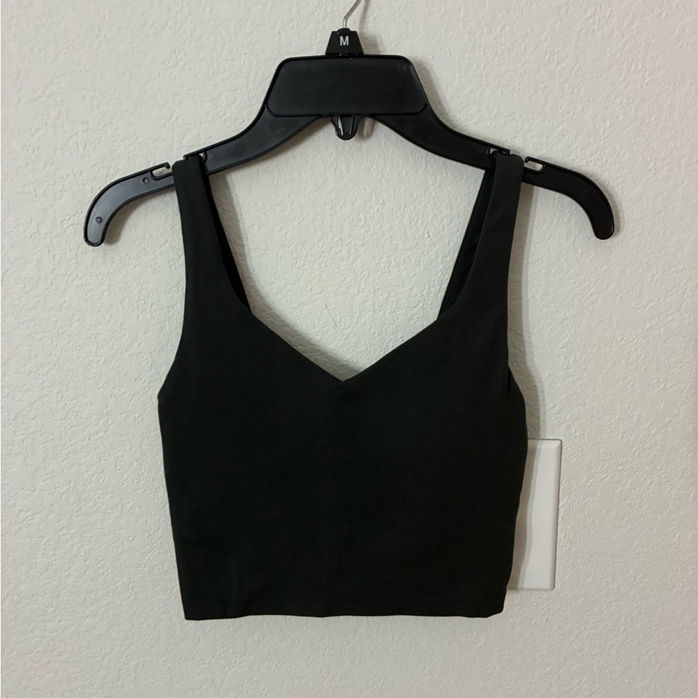 OFFLINE by Aerie Real Me Black Longline Sports Bra Crop Top XXS